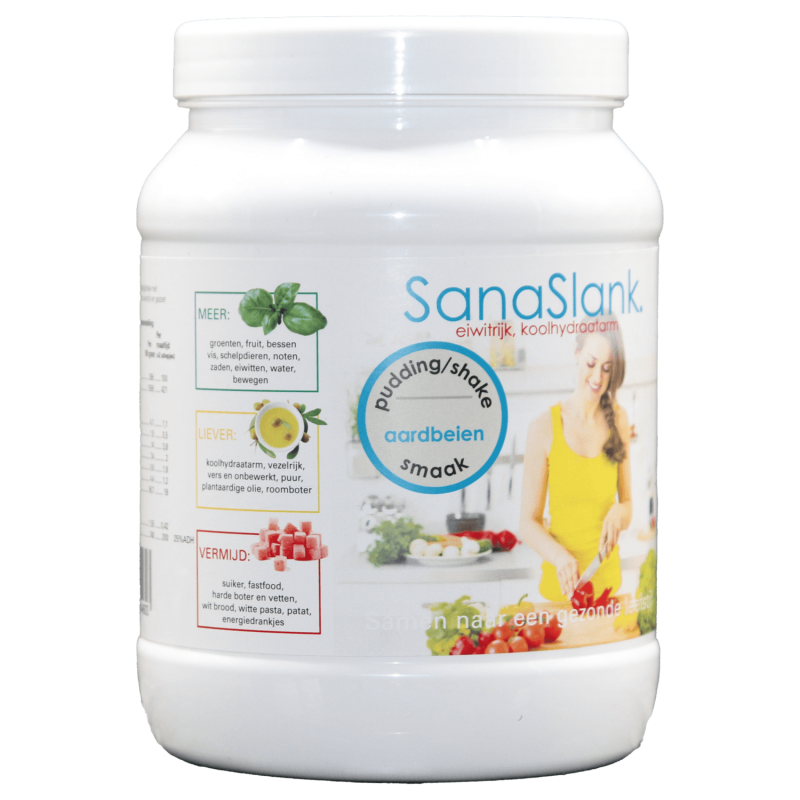 Voordeelpot shake - eiwitdieet met aardbeiensmaak