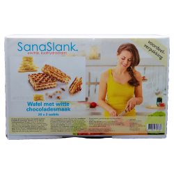 Xxl wafel met witte chocoladesmaak