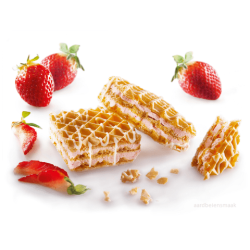 Xxl wafel met aardbeiensmaak (20 verpakkingen)