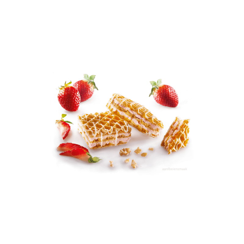 Xxl wafel met aardbeiensmaak (20 verpakkingen)