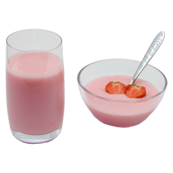 Eiwitrijke shake met aardbeiensmaak (5 zakjes)