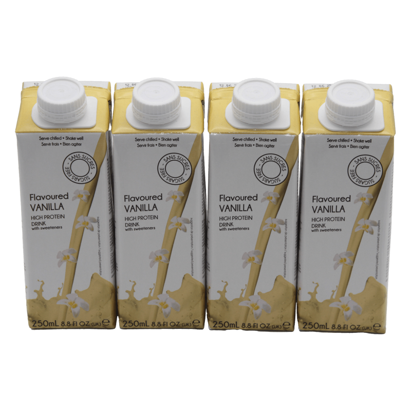 Pakje koude drank met vanillesmaak (4 pakjes)