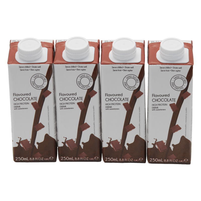 Koude drank met chocoladesmaak (4 pakjes)