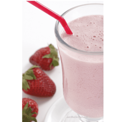Smoothie met aardbeiensmaak (4 flesjes)