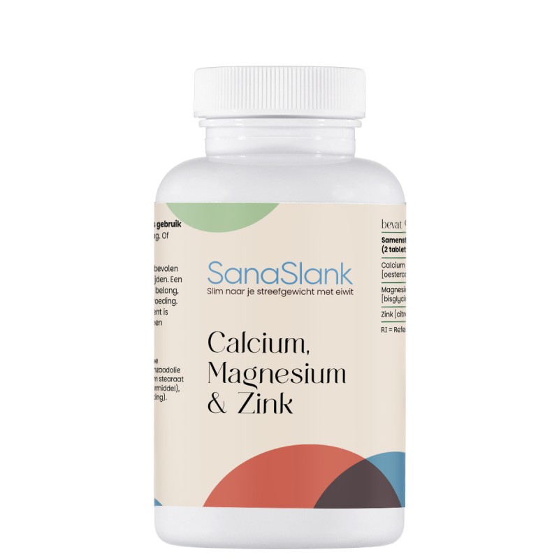 Calcium, magnesium, zink - 90 tabletten