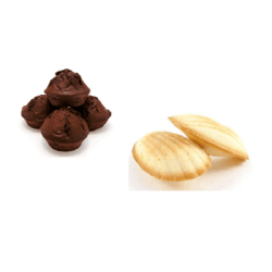 Cake assortiment (3x minicake, 3x brownie)