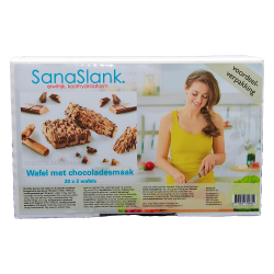 Xxl eiwitrijke wafels met chocoladesmaak (20 verpakkingen)