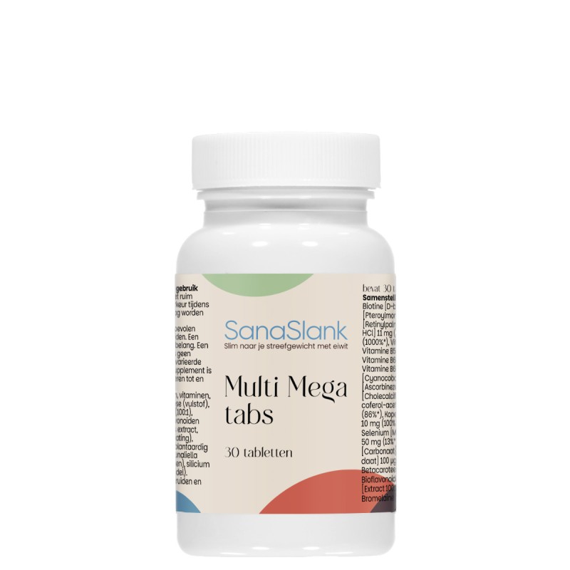 Megavitaminen en mineralen 30 tabletten