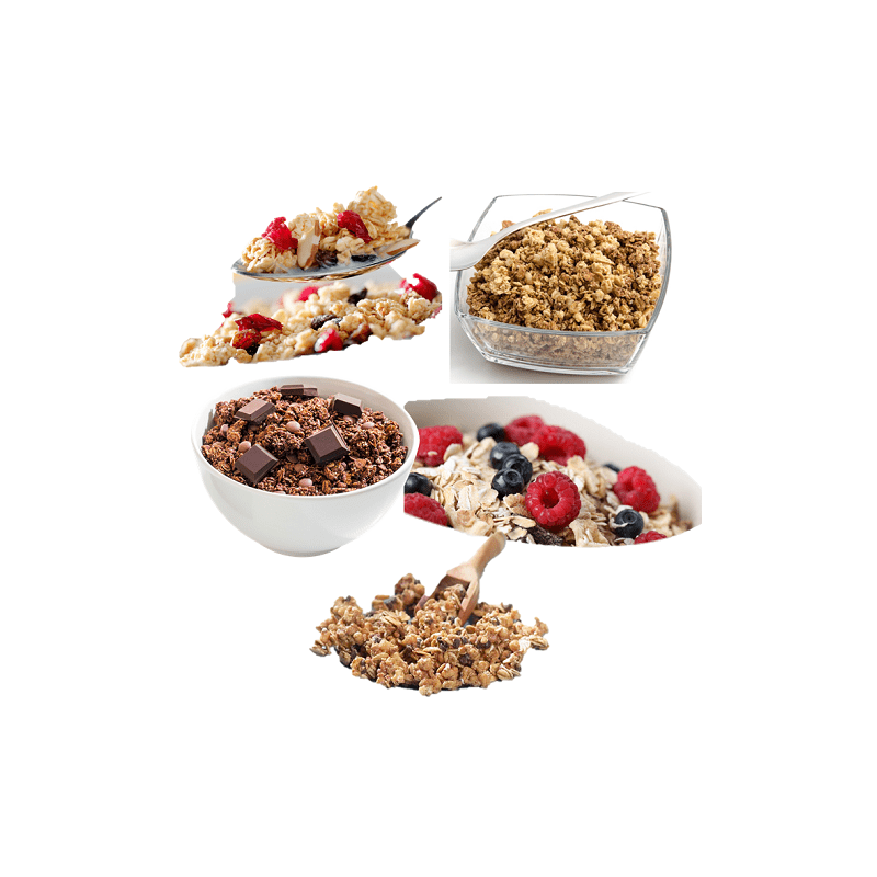 Muesli assortiment (4 zakjes)
