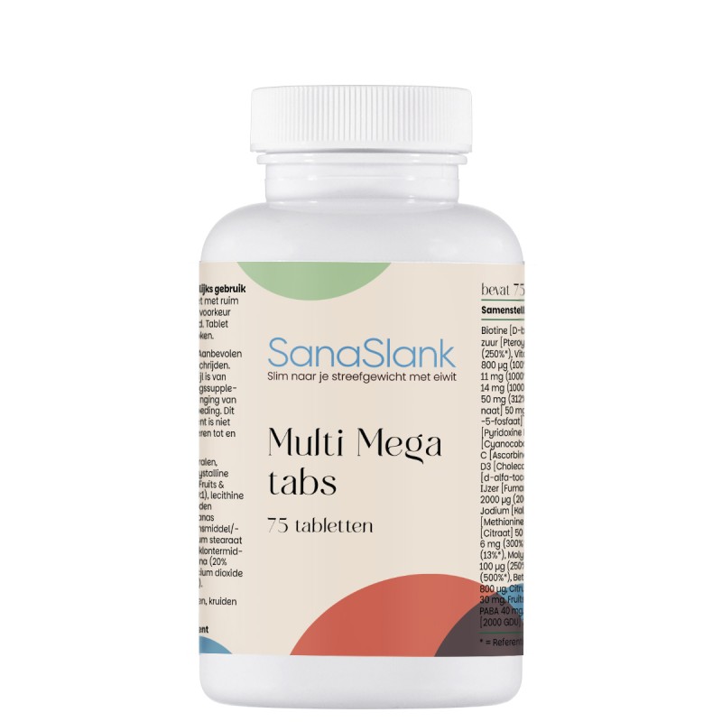 Megavitaminen en mineralen 75 tabletten