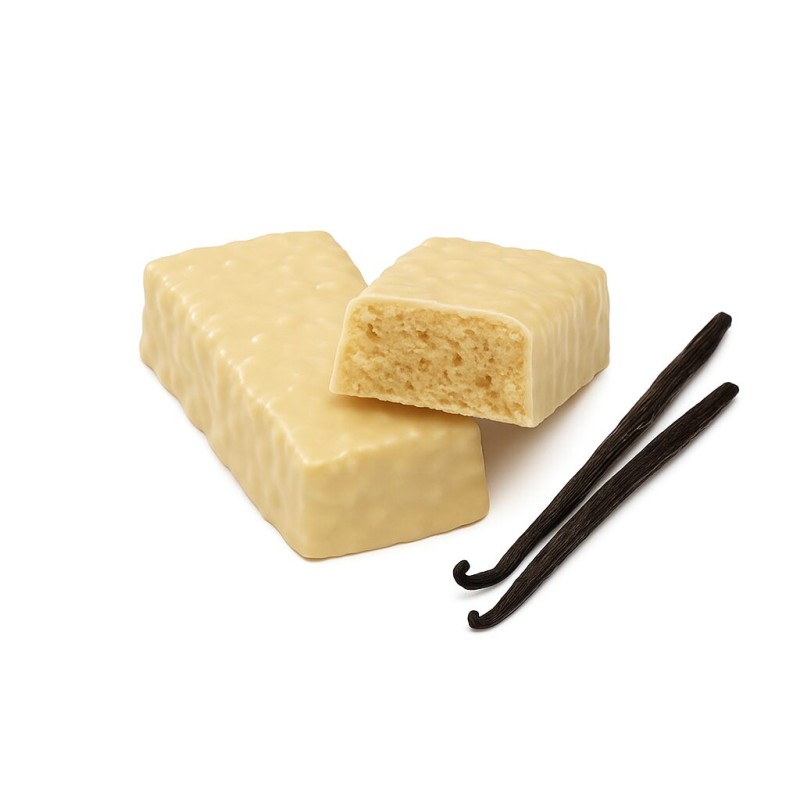 Fluffy vanille crisp – 15 g eiwit per reep