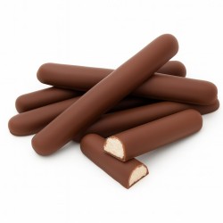 Brosse biscuit staafjes met melkchocolade ultra low carb (4 zakjes)