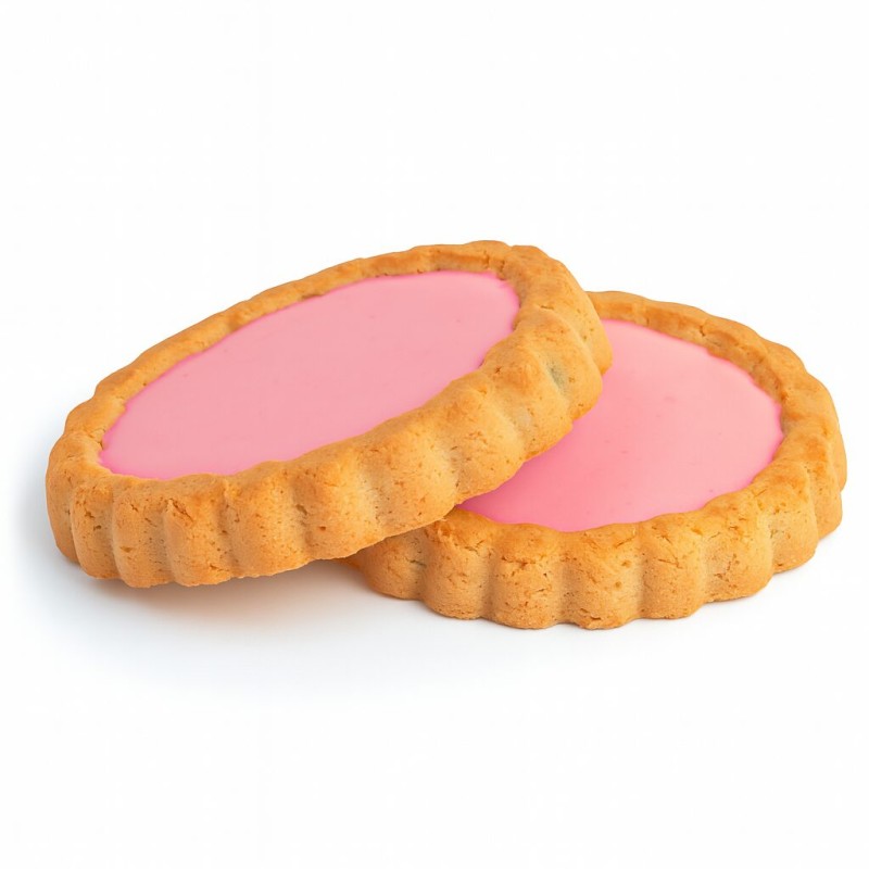 Biscuit met zachte aardbei/vanille vulling ultra low carb (4 zakjes) Biscuit met zachte aardbei/vanille vulling ultra low carb (4 zakjes)