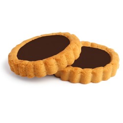 Biscuit met zachte chocolade/hazelnoot vulling ultra low carb (4 zakjes)