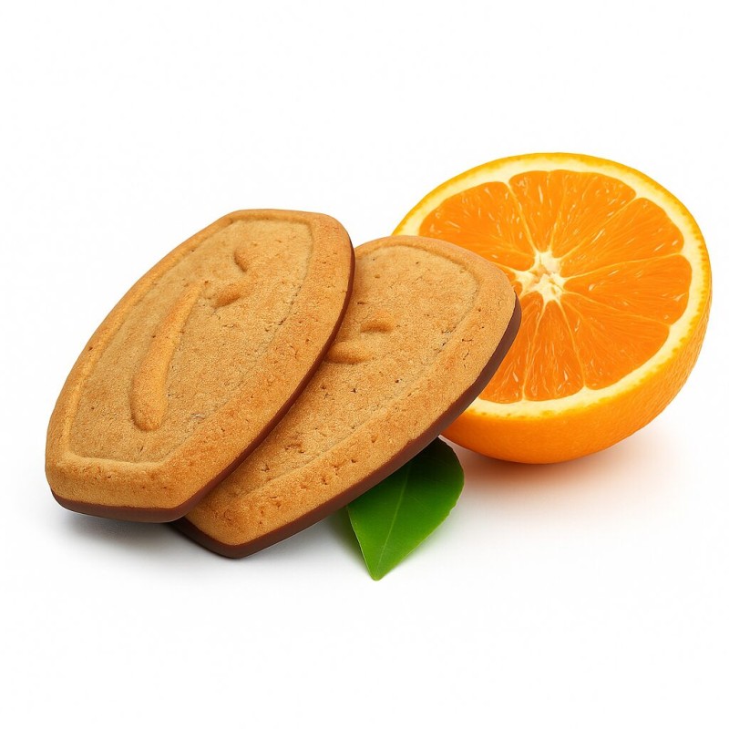 Jumbo sinaasappel koekje met laagje chocolade ultra low carb (4 stuks) Jumbo sinaasappel koekje met laagje chocolade ultra low carb (4 stuks)