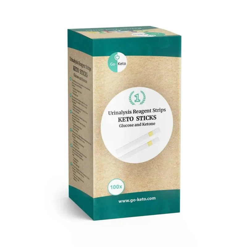 Go-Keto glucose ketonen urine sticks (50 stuks)